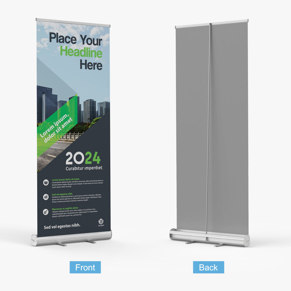 Economy Retractable Banner Stand – Stickers N' Moore