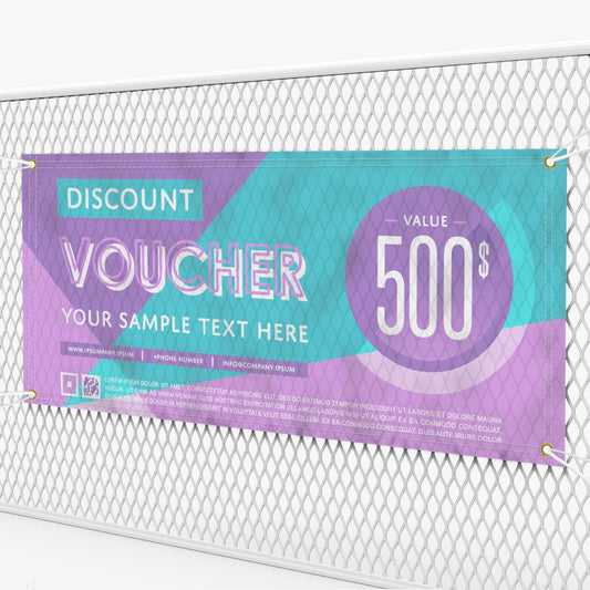 10 oz Mesh Banners